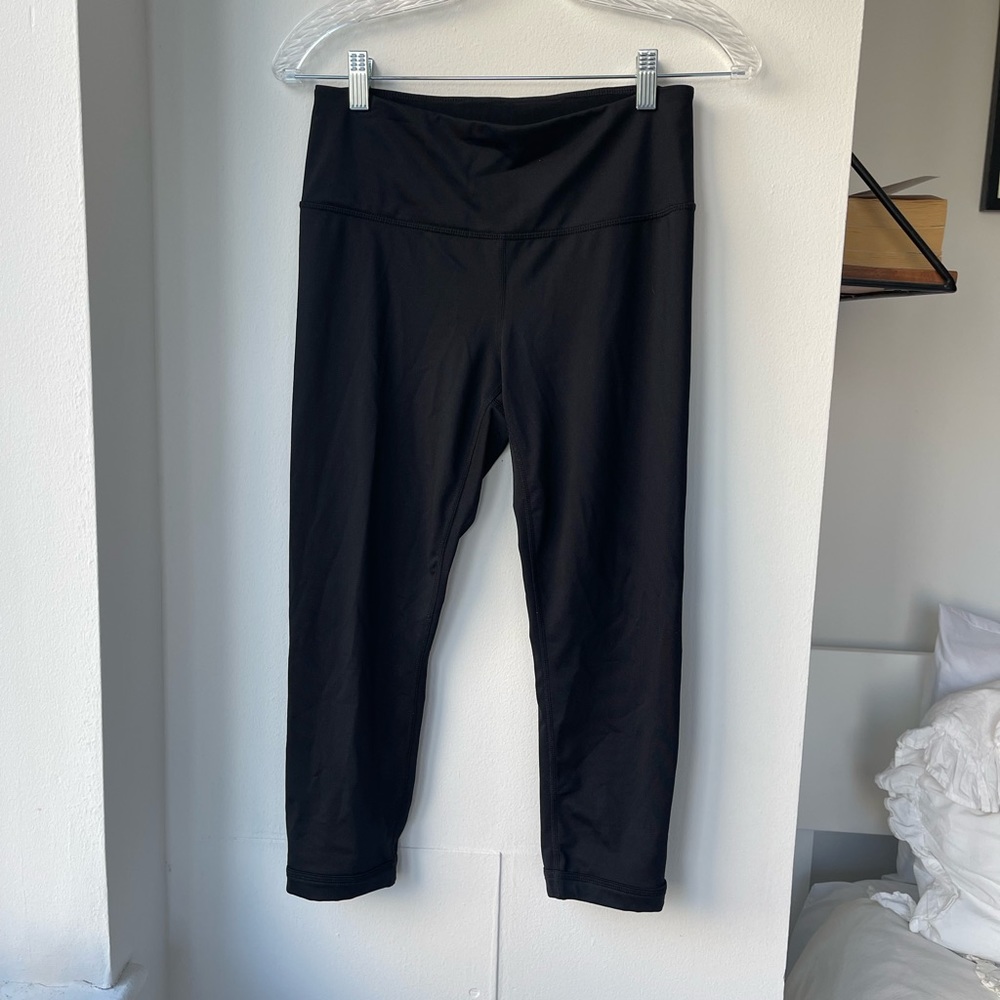 Zella Cropped Leggings (High Rise) with Cutouts